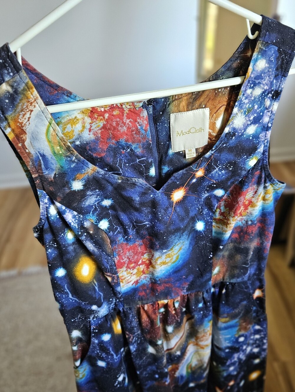 Modcloth Cotton Galaxy Dress